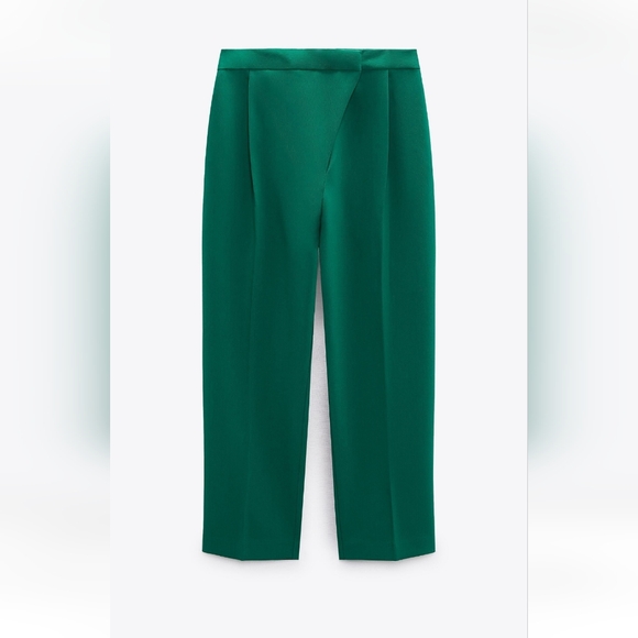 Zara crossover pleated pants - Picture 4 of 9